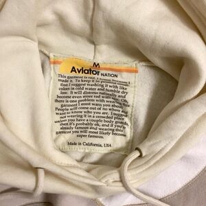 Aviator Nation Off-White Hoodie